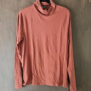J. Crew Women's Rust Long Sleeve Top